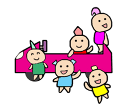 Playful dwarf No2 sticker #10754367