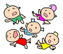 Playful dwarf No2 sticker #10754374