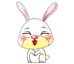 A Pink Lovely Rabbit sticker #10754380