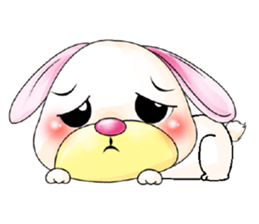 A Pink Lovely Rabbit sticker #10754381