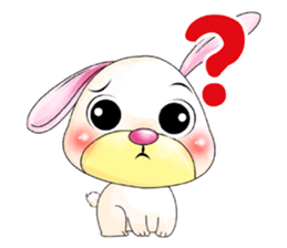 A Pink Lovely Rabbit sticker #10754384