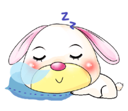 A Pink Lovely Rabbit sticker #10754386