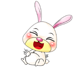 A Pink Lovely Rabbit sticker #10754388