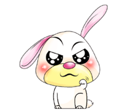 A Pink Lovely Rabbit sticker #10754390