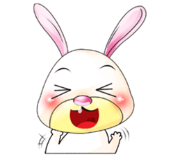 A Pink Lovely Rabbit sticker #10754395