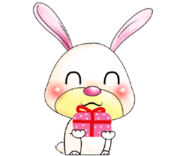A Pink Lovely Rabbit sticker #10754397