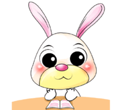 A Pink Lovely Rabbit sticker #10754399