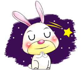 A Pink Lovely Rabbit sticker #10754404