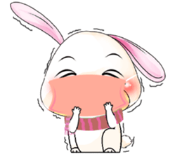 A Pink Lovely Rabbit sticker #10754410