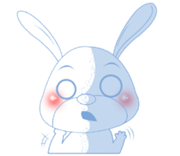 A Pink Lovely Rabbit sticker #10754411