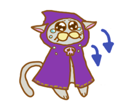 Cat of Sorcerer sticker #10754509