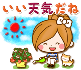 Leisurely a girlfriend 13 Spring sticker #10755299