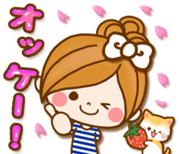 Leisurely a girlfriend 13 Spring sticker #10755303