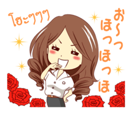 Expression of the girls in Thailand sticker #10755702