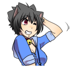 nekodanekomi sticker #10755886