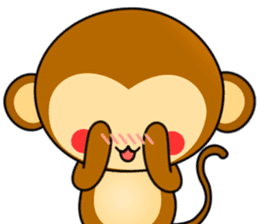 Monkey - It's me !! sticker #10756349