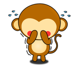 Monkey - It's me !! sticker #10756354