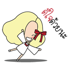 Lady insurance Holiday sticker #10756941