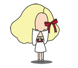 Lady insurance Holiday sticker #10756943