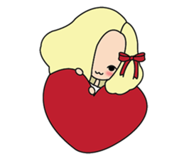 Lady insurance Holiday sticker #10756948