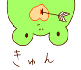 Funny frogs sticker #10757357