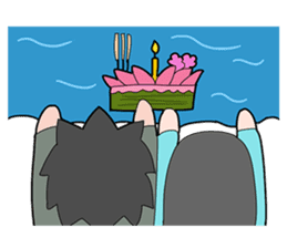 Loy Krathong Festival & Songkran Day sticker #10757497