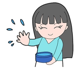 Loy Krathong Festival & Songkran Day sticker #10757502