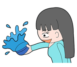 Loy Krathong Festival & Songkran Day sticker #10757503