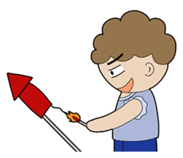 Loy Krathong Festival & Songkran Day sticker #10757512