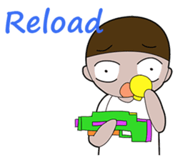 Loy Krathong Festival & Songkran Day sticker #10757519