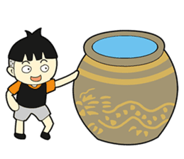 Loy Krathong Festival & Songkran Day sticker #10757526