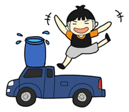 Loy Krathong Festival & Songkran Day sticker #10757527