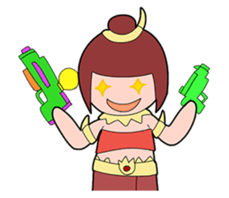 Loy Krathong Festival & Songkran Day sticker #10757531