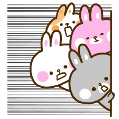 Only as for the rabbit. Words to use