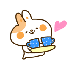 Only as for the rabbit. Words to use sticker #10757779