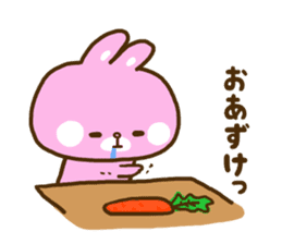 Only as for the rabbit. Words to use sticker #10757789