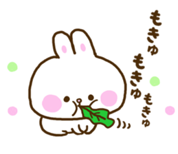 Only as for the rabbit. Words to use sticker #10757791