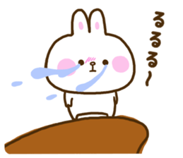 Only as for the rabbit. Words to use sticker #10757792