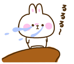 Only as for the rabbit. Words to use sticker #10757792