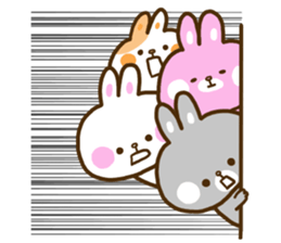 Only as for the rabbit. Words to use sticker #10757797