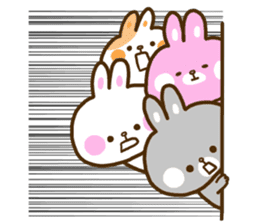 Only as for the rabbit. Words to use sticker #10757797