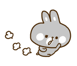 Only as for the rabbit. Words to use sticker #10757802