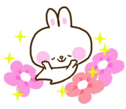 Only as for the rabbit. Words to use sticker #10757809