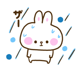 Only as for the rabbit. Words to use sticker #10757813