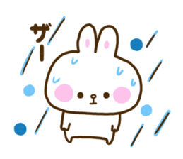 Only as for the rabbit. Words to use sticker #10757813