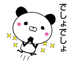 Mollycoddle Panda 02 sticker #10757983