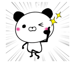 Mollycoddle Panda 02 sticker #10757984