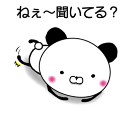 Mollycoddle Panda 02 sticker #10757989