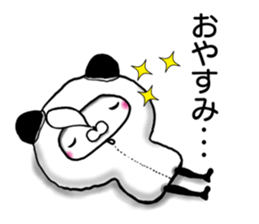 Mollycoddle Panda 02 sticker #10758009