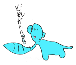 animal sticker by Six years old boy sticker #10758124